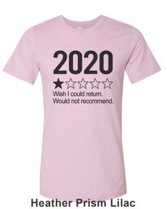 2020 1 Star Review Wish I Could Return. Would Not Recommend Unisex Short Sleeve T Shirt - Wake Slay Repeat