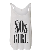Load image into Gallery viewer, 80s Girl Flowy Side Slit Tank Top - Wake Slay Repeat