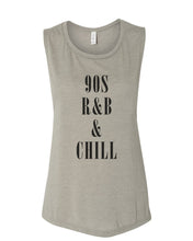 Load image into Gallery viewer, 90s R&B & Chill Fitted Muscle Tank - Wake Slay Repeat