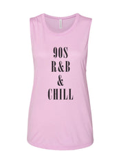 Load image into Gallery viewer, 90s R&B & Chill Fitted Muscle Tank - Wake Slay Repeat