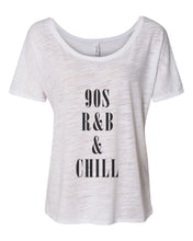 Load image into Gallery viewer, 90s R&B & Chill Slouchy Tee - Wake Slay Repeat