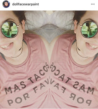 Load image into Gallery viewer, Mas Tacos Por Favor Flowy Scoop Muscle Tank - Wake Slay Repeat