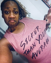 Load image into Gallery viewer, Sicker Than Your Average Workout Flowy Scoop Muscle Tank - Wake Slay Repeat