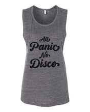 Load image into Gallery viewer, All Panic No Disco Fitted Muscle Tank - Wake Slay Repeat