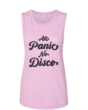 Load image into Gallery viewer, All Panic No Disco Fitted Muscle Tank - Wake Slay Repeat