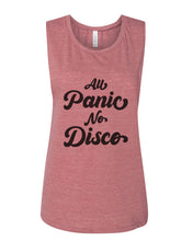 Load image into Gallery viewer, All Panic No Disco Fitted Muscle Tank - Wake Slay Repeat