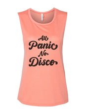 Load image into Gallery viewer, All Panic No Disco Fitted Muscle Tank - Wake Slay Repeat