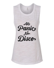 Load image into Gallery viewer, All Panic No Disco Fitted Muscle Tank - Wake Slay Repeat