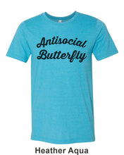 Load image into Gallery viewer, Antisocial Butterfly Unisex Short Sleeve T Shirt - Wake Slay Repeat