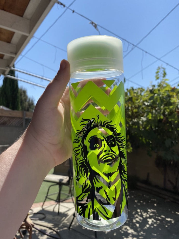 It's Showtime Beetlejuice Reusable Water Bottle - Wake Slay Repeat