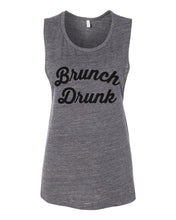 Load image into Gallery viewer, Brunch Drunk Flowy Scoop Muscle Tank - Wake Slay Repeat