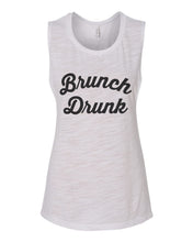 Load image into Gallery viewer, Brunch Drunk Flowy Scoop Muscle Tank - Wake Slay Repeat