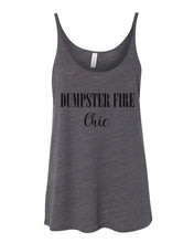 Load image into Gallery viewer, Dumpster Fire Chic Slouchy Tank