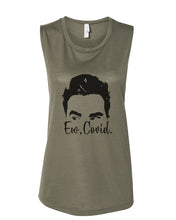 Load image into Gallery viewer, Schitt's Creek Ew, Covid. Fitted Muscle Tank - Wake Slay Repeat