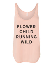 Load image into Gallery viewer, Flower Child Running Wild Flowy Side Slit Tank Top