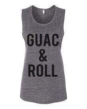 Load image into Gallery viewer, Guac & Roll Flowy Scoop Muscle Tank - Wake Slay Repeat