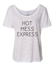 Load image into Gallery viewer, Hot Mess Express Slouchy Tee - Wake Slay Repeat