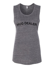 Load image into Gallery viewer, Hug Dealer Fitted Scoop Muscle Tank - Wake Slay Repeat