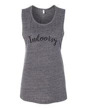 Load image into Gallery viewer, Indoorsy Fitted Muscle Tank - Wake Slay Repeat