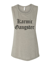 Load image into Gallery viewer, Karmic Gangster Fitted Scoop Muscle Tank - Wake Slay Repeat