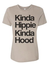 Load image into Gallery viewer, Kinda Hippie Kinda Hood Relaxed Women&#39;s T Shirt - Wake Slay Repeat
