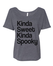 Load image into Gallery viewer, Kinda Sweet Kinda Spooky Slouchy Tee - Wake Slay Repeat
