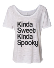 Load image into Gallery viewer, Kinda Sweet Kinda Spooky Slouchy Tee - Wake Slay Repeat