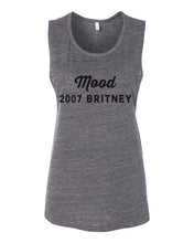 Load image into Gallery viewer, Mood 2007 Britney Flowy Scoop Muscle Tank - Wake Slay Repeat
