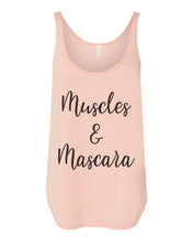 Load image into Gallery viewer, Muscles &amp; Mascara Flowy Side Slit Tank Top - Wake Slay Repeat