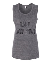 Load image into Gallery viewer, Music By Danny Elfman Fitted Muscle Tank - Wake Slay Repeat