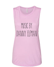 Load image into Gallery viewer, Music By Danny Elfman Fitted Muscle Tank - Wake Slay Repeat