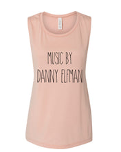 Load image into Gallery viewer, Music By Danny Elfman Fitted Muscle Tank - Wake Slay Repeat