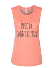 Load image into Gallery viewer, Music By Danny Elfman Fitted Muscle Tank - Wake Slay Repeat