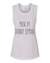 Load image into Gallery viewer, Music By Danny Elfman Fitted Muscle Tank - Wake Slay Repeat