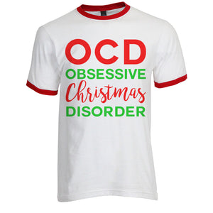 Obsessive Christmas Disorder Christmas Unisex Short Sleeve T Shirt - Wake Slay Repeat