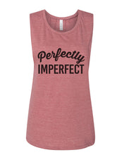 Load image into Gallery viewer, Perfectly Imperfect Fitted Scoop Muscle Tank - Wake Slay Repeat