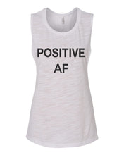 Load image into Gallery viewer, Positive AF Flowy Scoop Muscle Tank - Wake Slay Repeat
