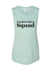 Load image into Gallery viewer, Pumpkin Spice Squad Fitted Muscle Tank - Wake Slay Repeat