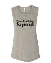 Load image into Gallery viewer, Pumpkin Spice Squad Fitted Muscle Tank - Wake Slay Repeat