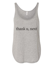 Load image into Gallery viewer, thank u, next Flowy Side Slit Tank Top - Wake Slay Repeat