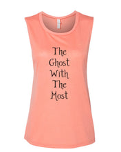 Load image into Gallery viewer, The Ghost With The Most Fitted Muscle Tank - Wake Slay Repeat