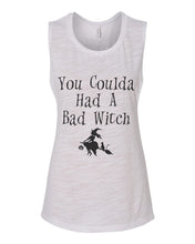 Load image into Gallery viewer, You Coulda Had A Bad Witch Fitted Muscle Tank - Wake Slay Repeat