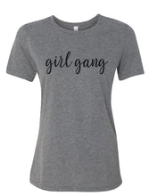 Load image into Gallery viewer, Girl Gang Fitted Women&#39;s T Shirt - Wake Slay Repeat