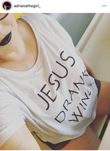 Load image into Gallery viewer, Jesus Drank Wine Slouchy Tee - Wake Slay Repeat