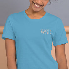 Load image into Gallery viewer, WSR Premium Embroidered Short-Sleeve Unisex T-Shirt - Wake Slay Repeat