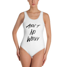 Load image into Gallery viewer, Ain't No Wifey One-Piece Swimsuit - Wake Slay Repeat