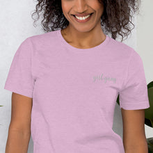 Load image into Gallery viewer, Girl Gang Premium Embroidered Short-Sleeve Unisex T-Shirt - Wake Slay Repeat