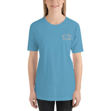 Load image into Gallery viewer, Not Today Satan Premium Embroidered Short-Sleeve Unisex T-Shirt - Wake Slay Repeat