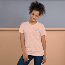Load image into Gallery viewer, WSR Premium Embroidered Short-Sleeve Unisex T-Shirt - Wake Slay Repeat