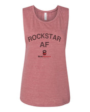 Load image into Gallery viewer, SRX Rockstar AF Workout Flowy Scoop Muscle Tank - Wake Slay Repeat
